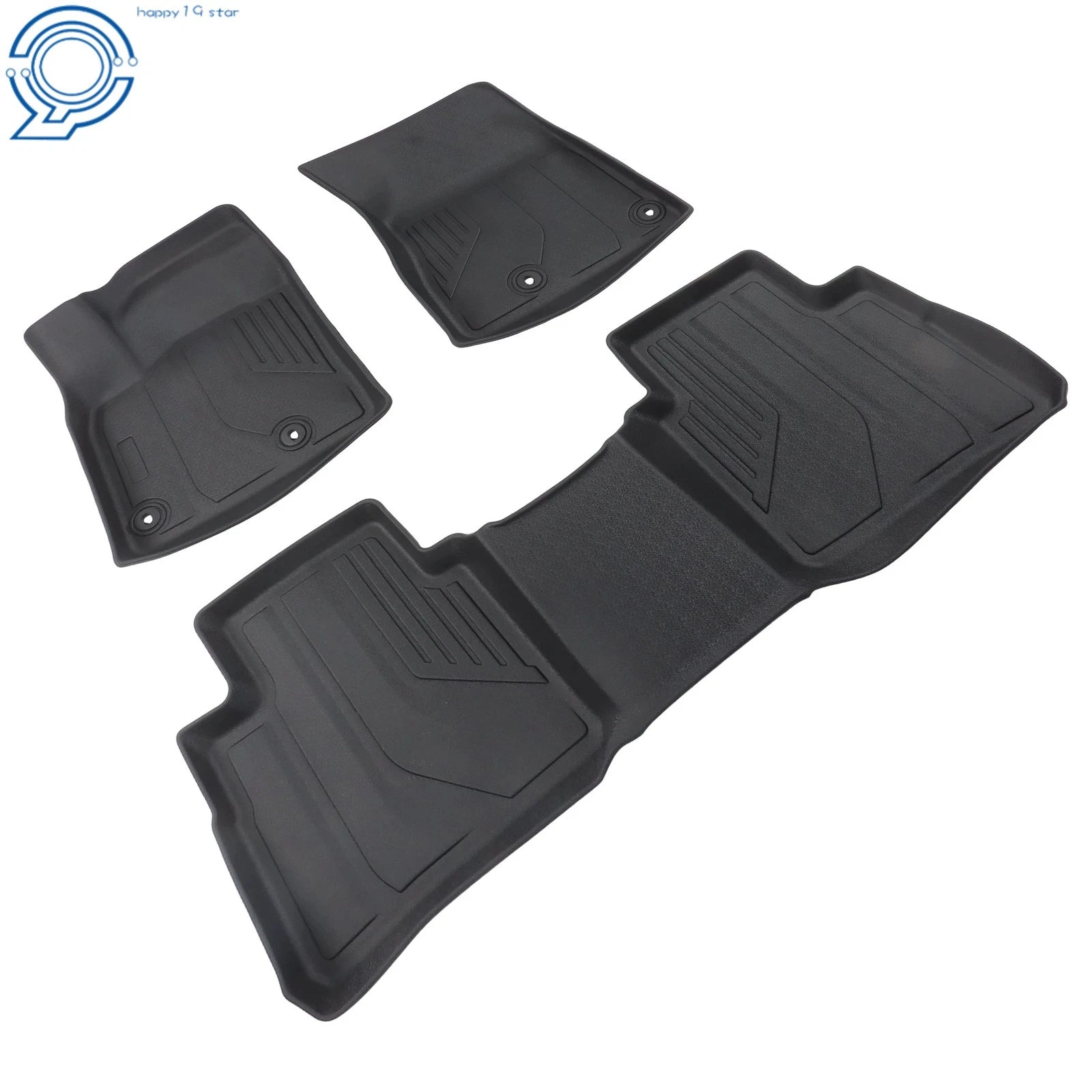 Set of 2 All-Weather 3D Floor Mats Liners for Nissan Rogue (2021–2026)