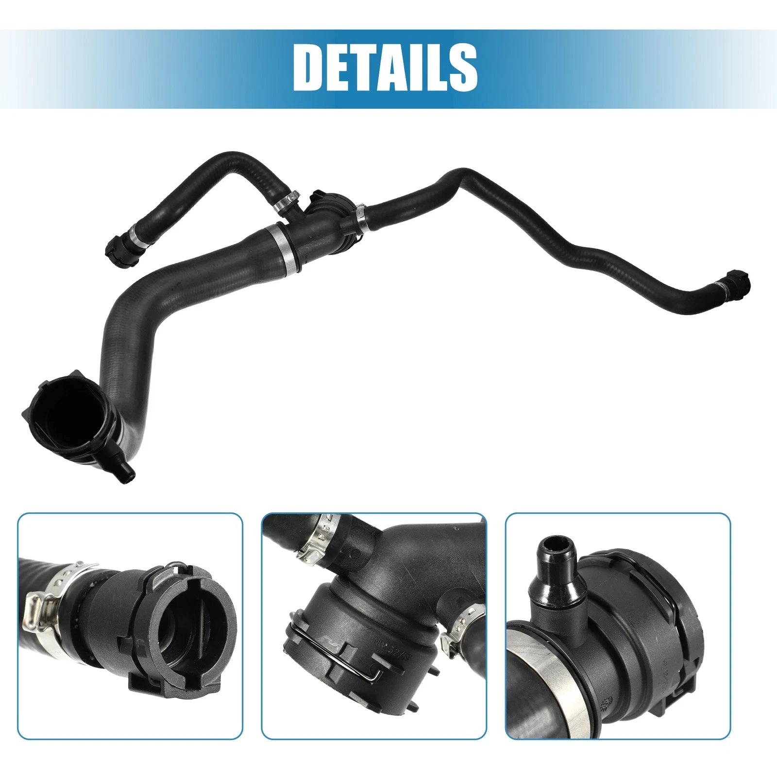Upper Radiator Coolant Hose Pipe for BMW X5 (2000–2001) No. 11537500746