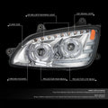 Chrome Amber LED Sequential Chasing Projector Headlights for Kenworth T660 (2008–2017)