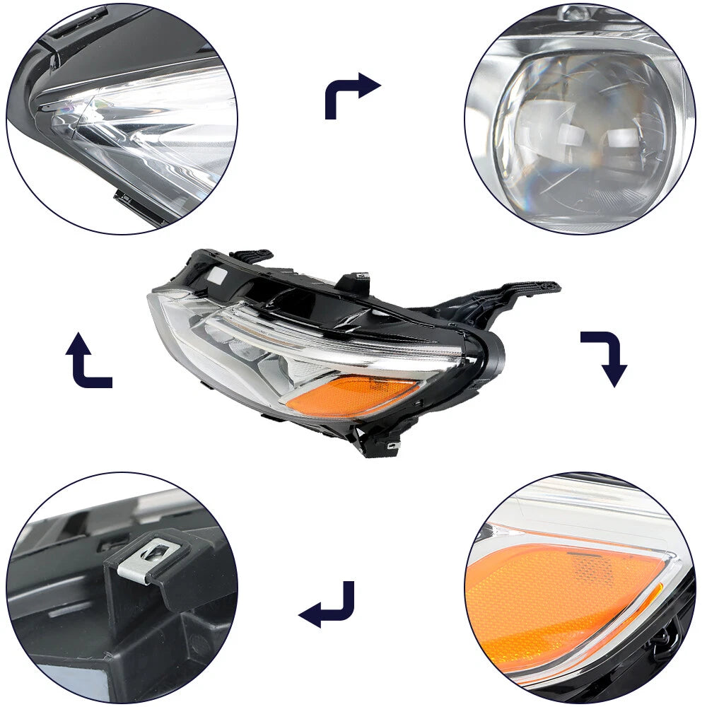 LED Headlight Assembly for Chevrolet Malibu (2019â2021) Left Side