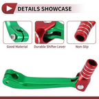 Shifter Lever for Honda CRF150F 2003-2017 - Green Red Silver Tone