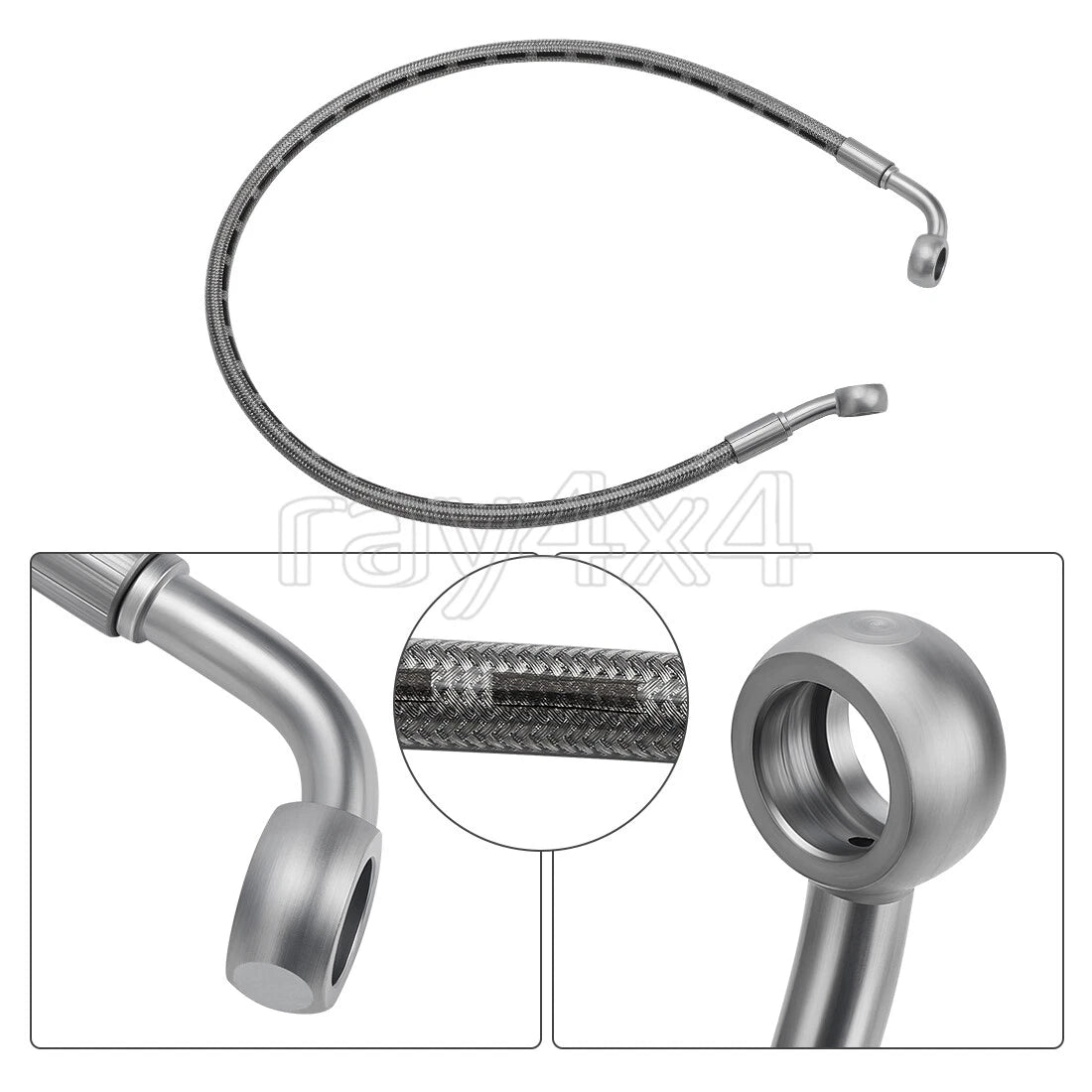 Front Left Brake Line for Polaris Ranger 500 570 ETX EV Crew 570-4 (2015–2021)