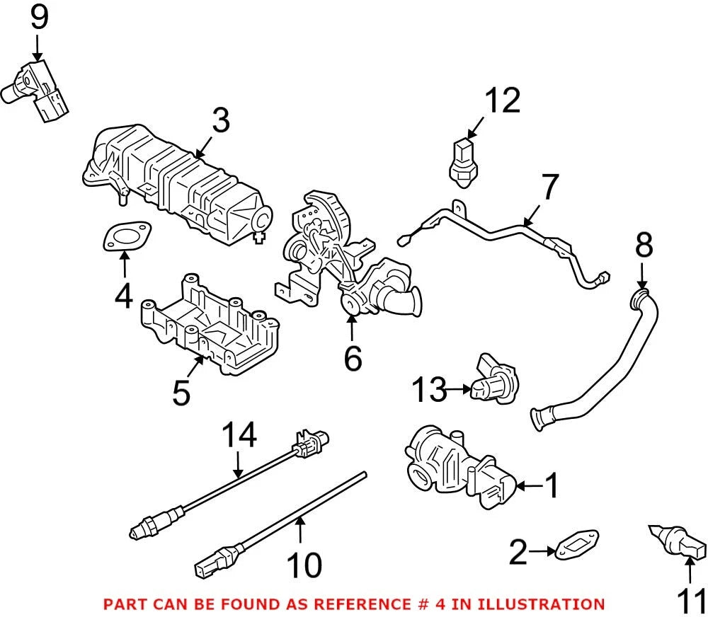 EGR Valve Gasket for Dodge (Genuine OEM)