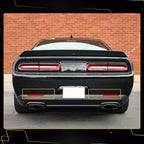2X Red Bumper Reflectors for Dodge Challenger (2015–2022) EPY