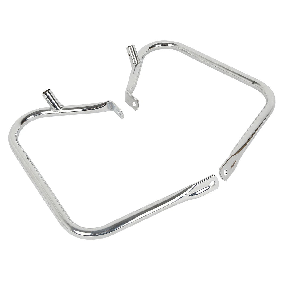 Chrome Saddlebag Guard Bracket for Harley Touring Electra Glide (1997–2013)