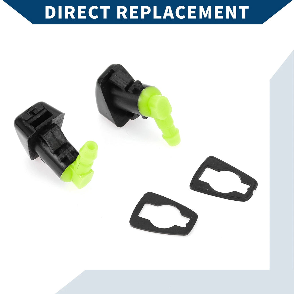 2X Front Windshield Washer Nozzles for Ford F-450 Super Duty (2011–2016) 641832534051