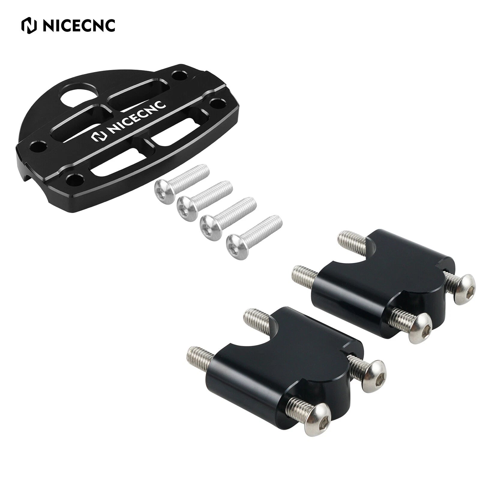 Handlebar Riser Clamp Set for Yamaha Raptor 700 YFM700 (2013–2026)
