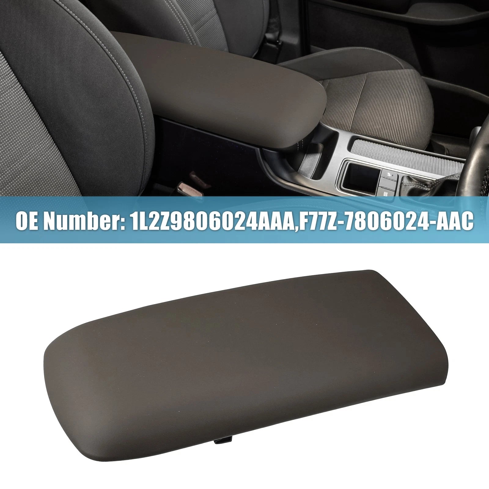 Center Console Lid for Ford Explorer (2002–2005) 1L2Z9806024AAA F77Z-7806024-AAC Brown