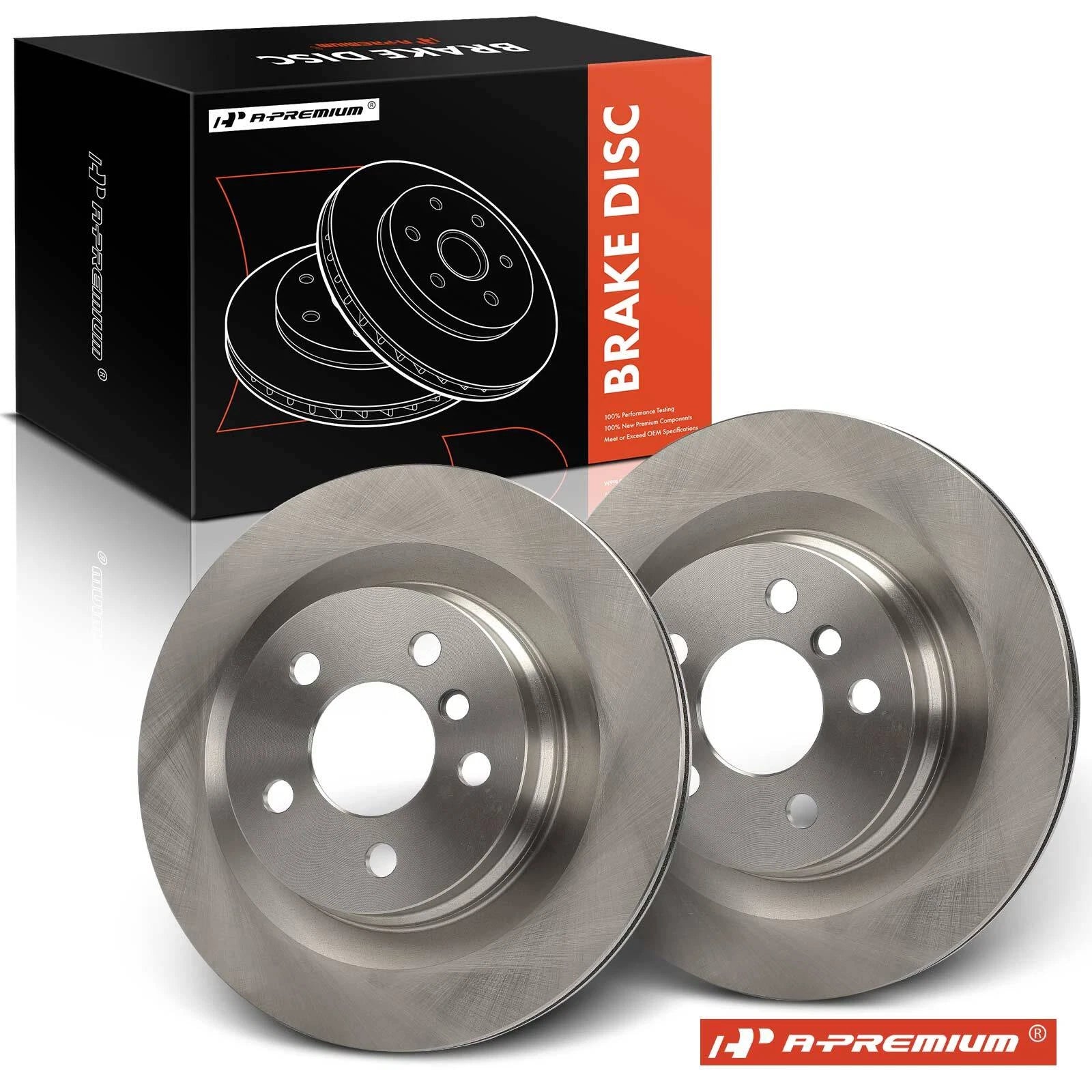 Rear Disc Brake Rotors for BMW X1 X2 Mini Cooper Clubman (2011–2023)