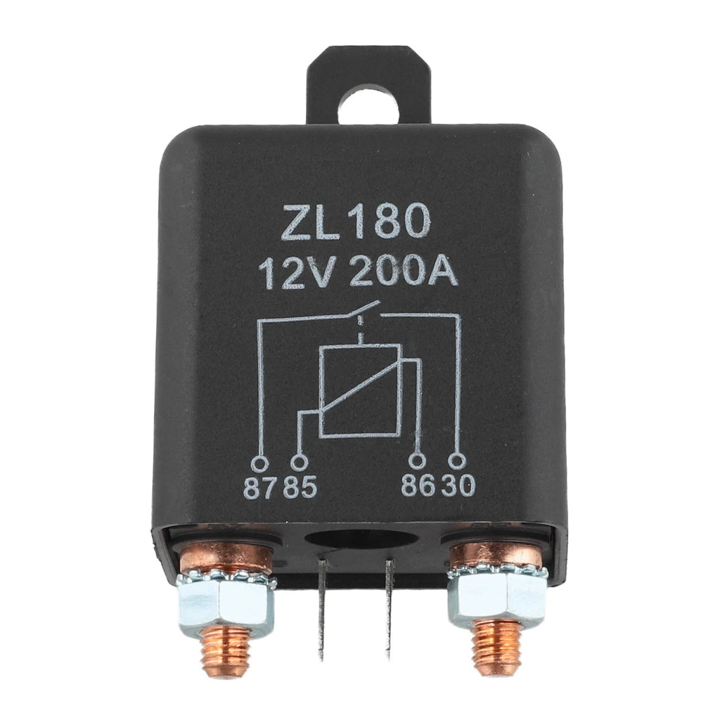 12V 200A Automotive Relay with Flame Retardant Material for Universal Use