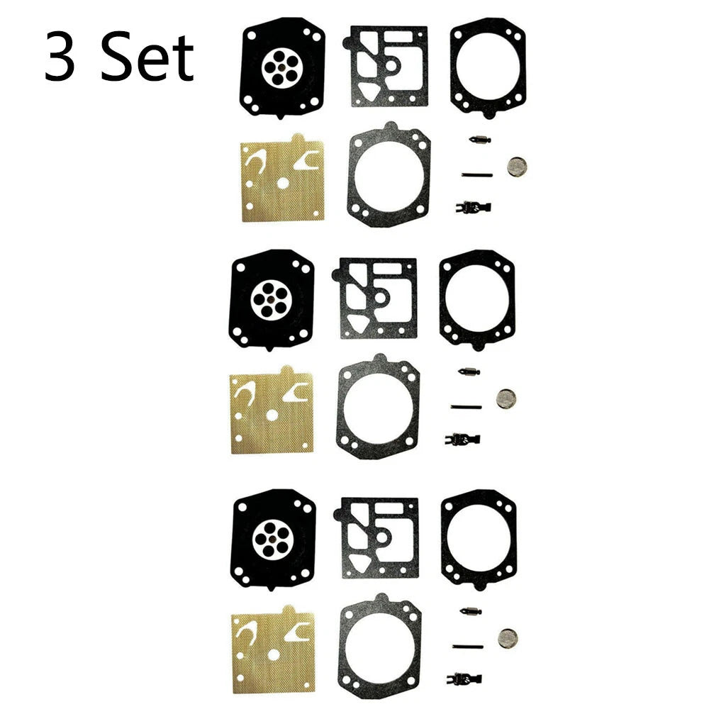 3X Carburetor Rebuild Kit for Stihl MS441 MS441C-M (K20-HD, K20HD)