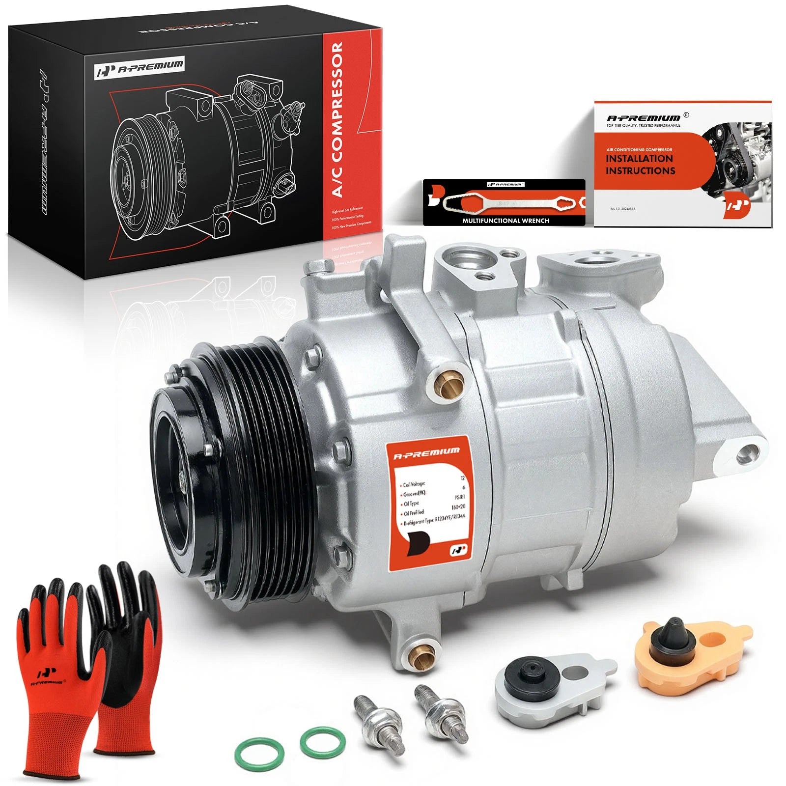 A/C Compressor with Clutch for Ford F-150 (2018–2020)
