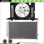 AC Condenser and Cooling Fan Kit for Toyota Corolla, Matrix (2009–2013)
