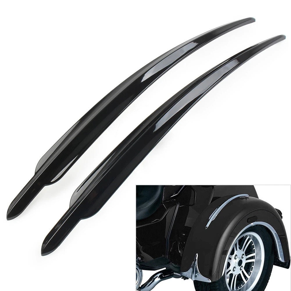 Rear Fender Top Center Trim for Harley Trike Tri Glide Ultra (2014–2023) Black