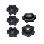 5X Black Clamping Stars for Enhanced Handling Comfort