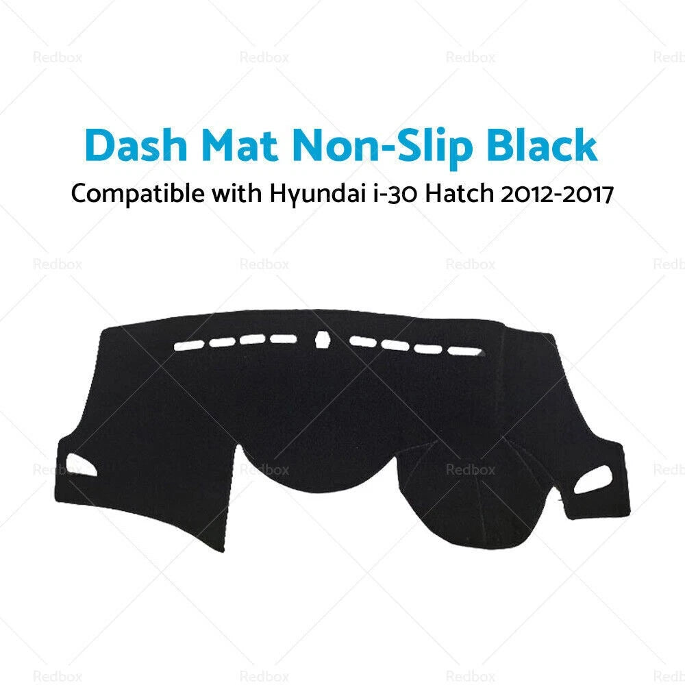 Dash Mat Cover for Hyundai i-30 (2012–2017) - Black Non-Slip