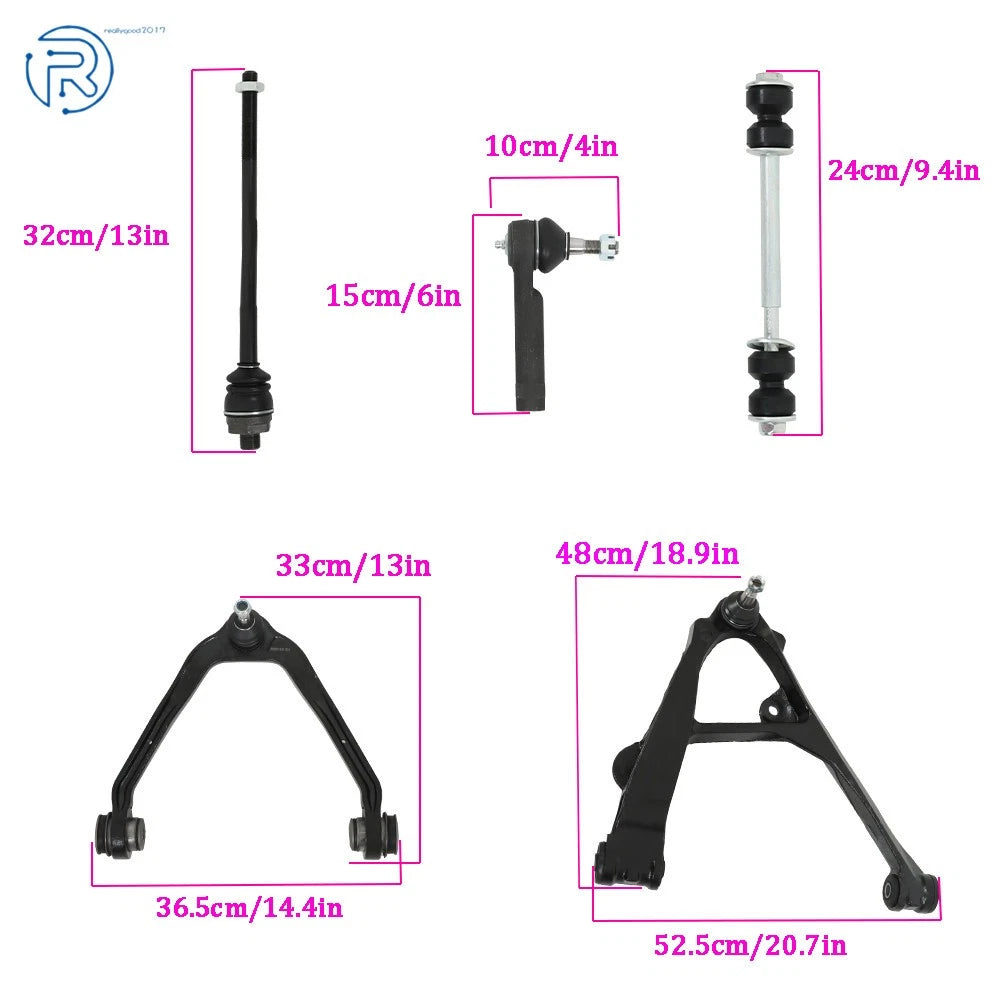 10pcs Control Arm Kit for Chevrolet Silverado 1500 (1999-2006)