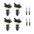 Set of 4 Ignition Coils & Spark Plugs for Chevrolet Colorado i-290 (2004–2012)