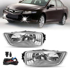 Fog Light Assembly for Honda Accord (2003–2007) with Bulbs & Harness Kit