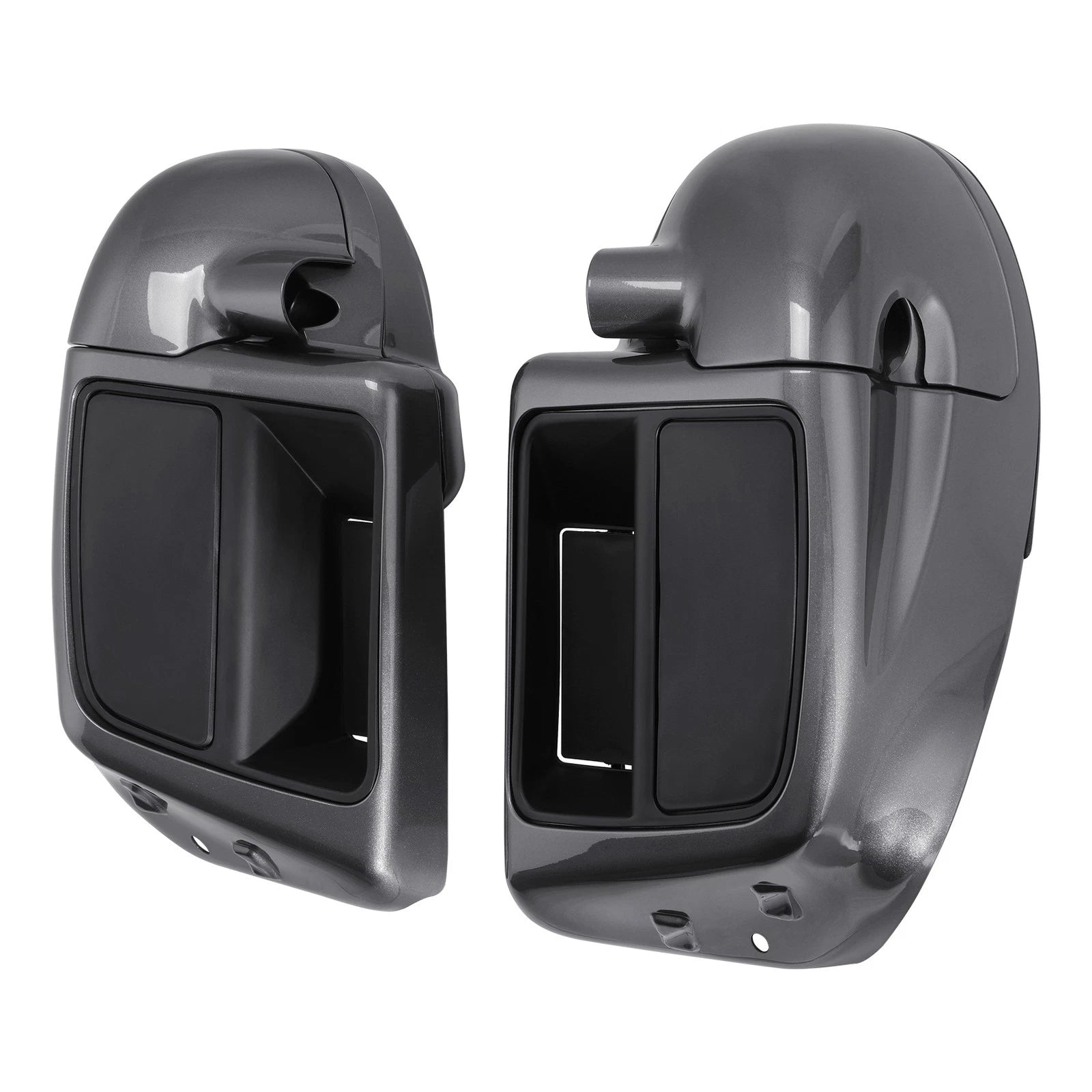 Lower Vented Fairings for Harley Street Glide (2014–2023) Gauntlet Gray Metallic