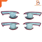 Black Carbon Fiber Door Handle Cover Trim for Isuzu D-Max (2012-2019)