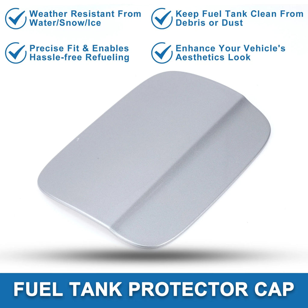 Fuel Tank Door Cap for Audi A4 (2009–2016) Fuel Filler Flap Cover Silver