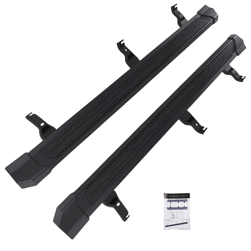 2X Non-Slip Nerf Bars Side Step for Ford Bronco 4-Door (2021–2026)