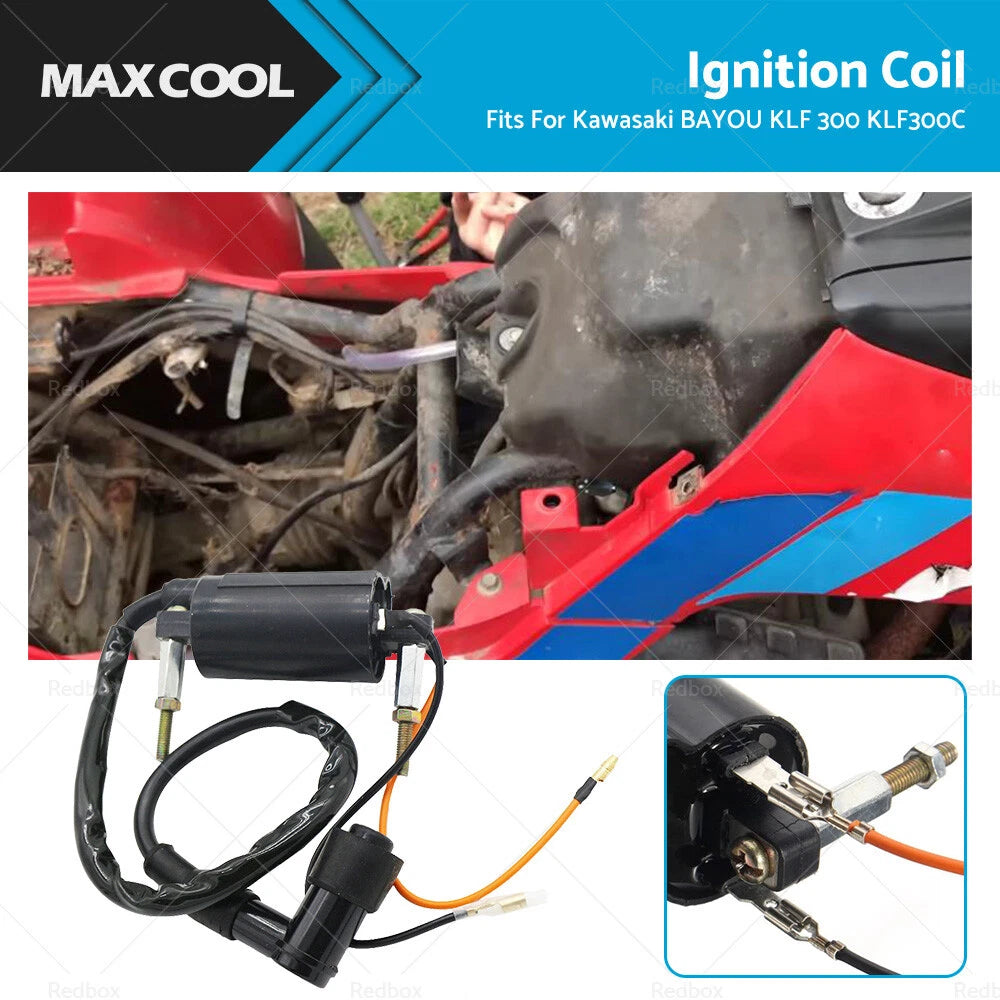 Ignition Coil for Kawasaki Bayou 300 KLF300 (1986–2004)