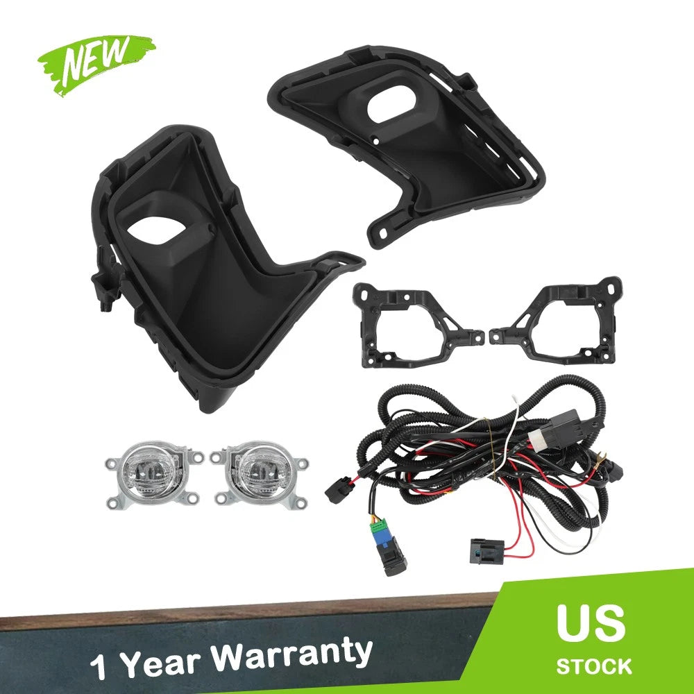 Set of 2 Front Bumper LED Fog Lights for Toyota Grand Highlander (2024–2025)