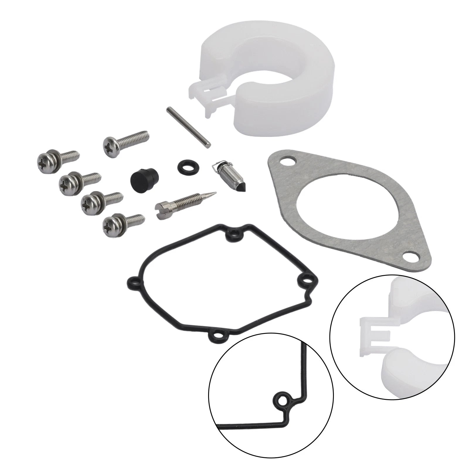 Carburetor Rebuild Kit for Tohatsu Mercury-Mercruiser 25HP 30HP (2-Stroke)