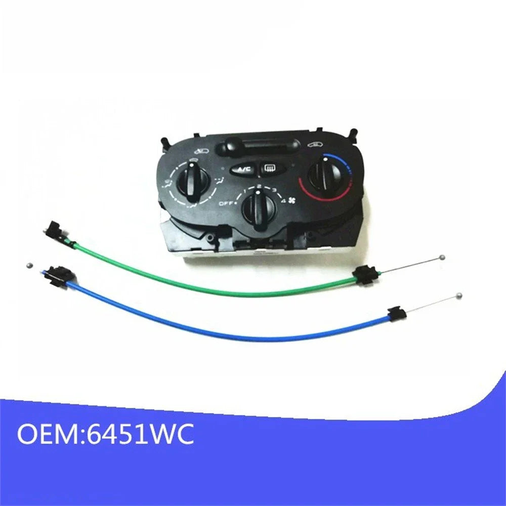 Manual Gear Air Conditioner Climate Controller Panel for Peugeot Citroen (2001-2010)