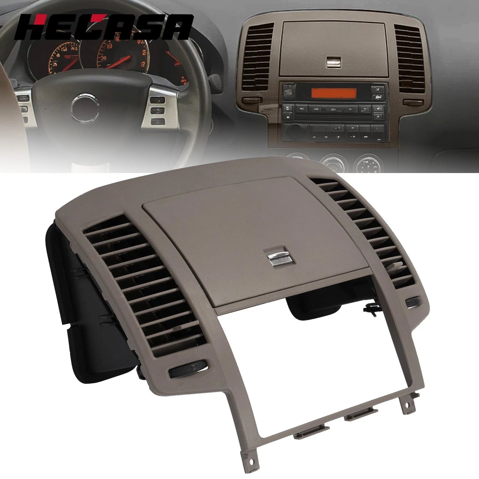 Center Dash Radio Surround Bezel for Nissan Altima (2005–2006)