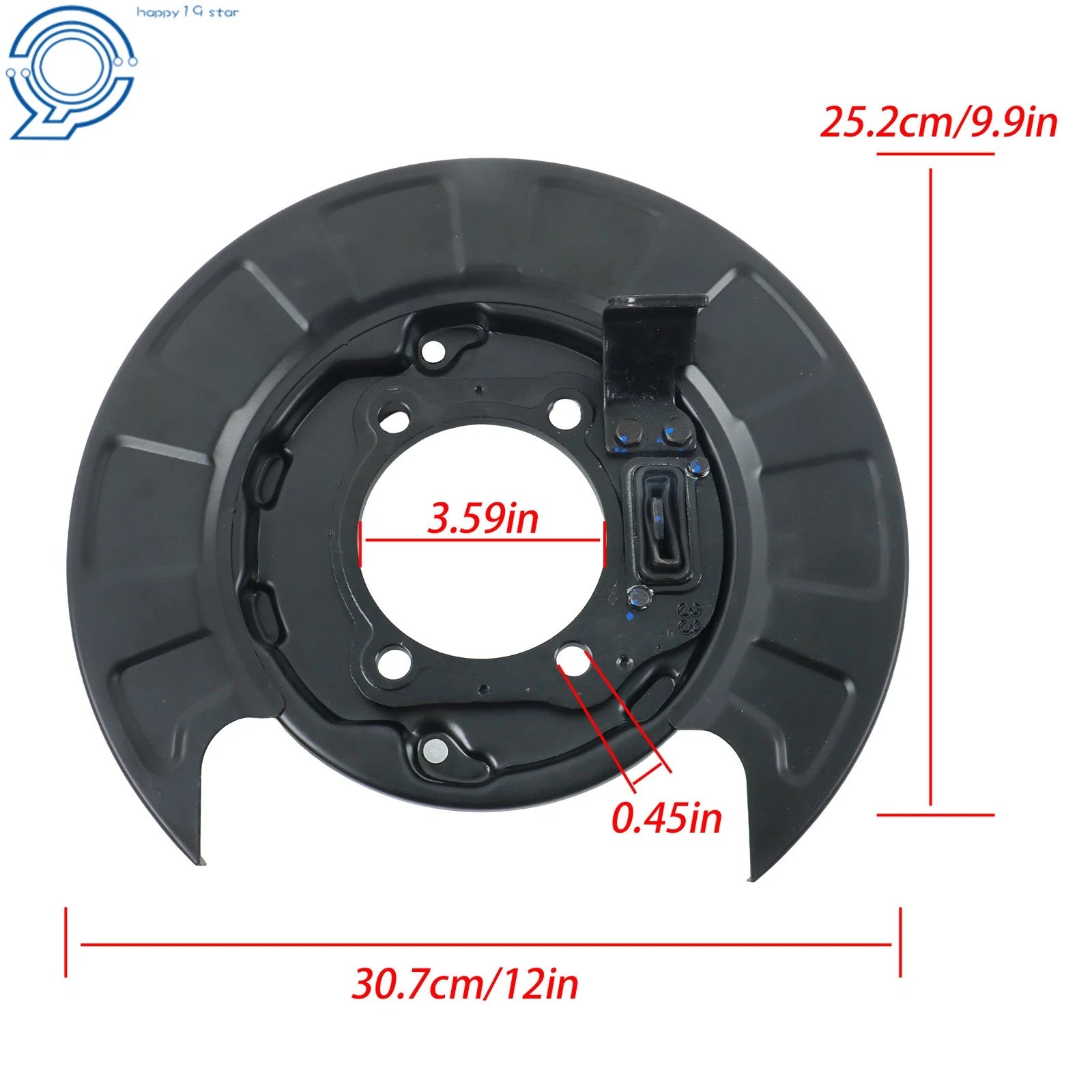 Rear Brake Parking Plate for Hyundai Santa Fe (2007–2009)