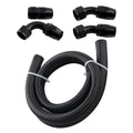 5FT Nylon Stainless Steel Braided CPE Oil Fuel Line for Universal (2016–2024)