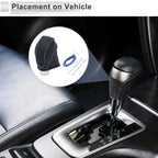 Gear Shift Knob Cover for Subaru Impreza (2017–2023) Black Blue Faux Leather
