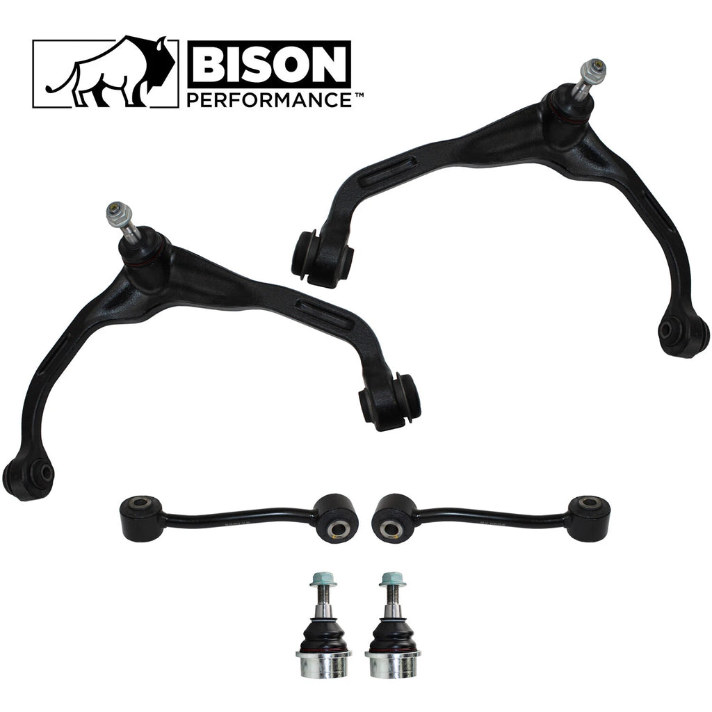 6pcs Front Control Arm Sway Bar Link Ball Joint Kit for Jeep