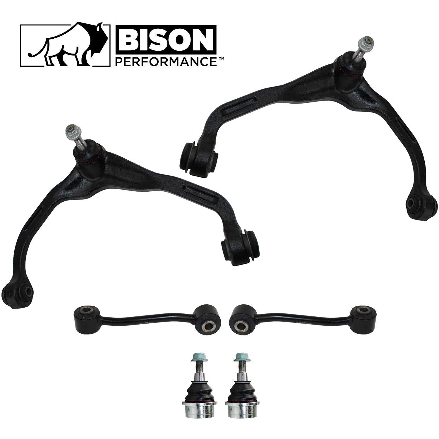 6pcs Front Control Arm Sway Bar Link Ball Joint Kit for Jeep