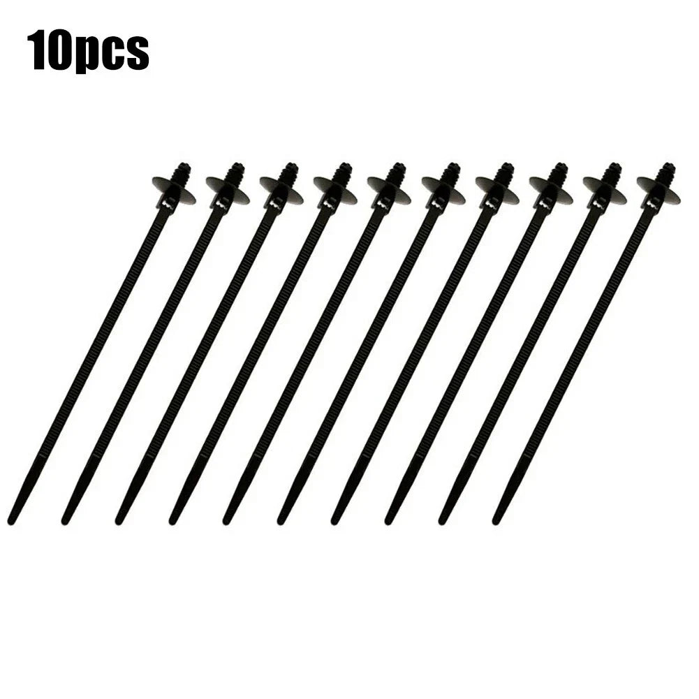 10Pcs Fir Tree Push-In Releasable Wiring Cable Zip Tie Wrap for Car/Boat