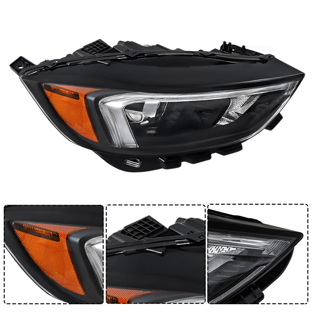 LED Headlight Assembly for Ford Edge (2019â2024) w/DRL Left+Right Side