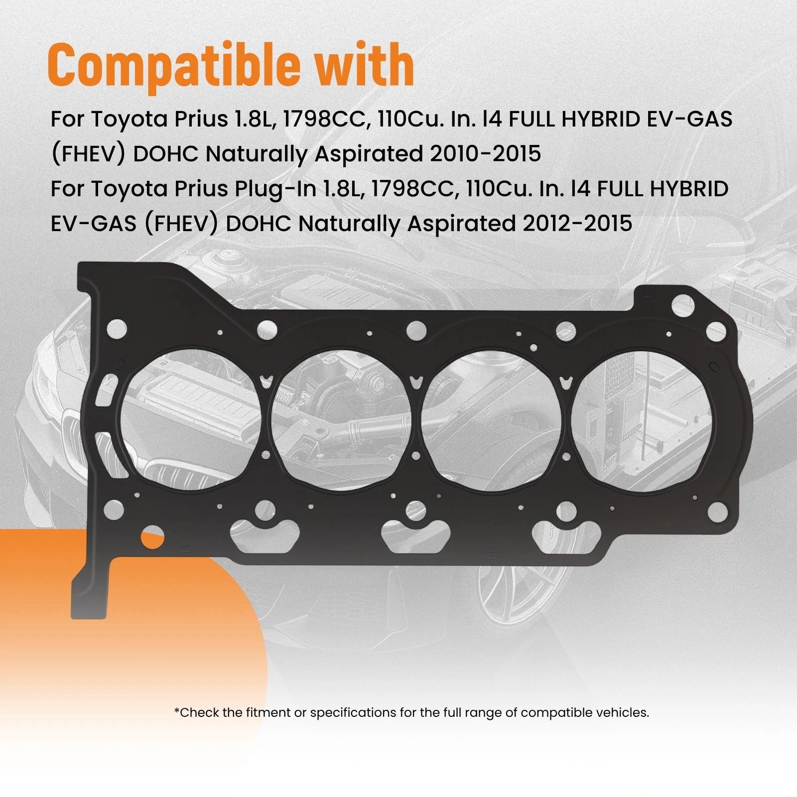Timing Chain Kit & Gasket Set for Toyota Prius (2010–2015)