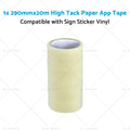 290mm x 20m High-Viscosity Tape for Greenhouse Sign Sticker Vinyl