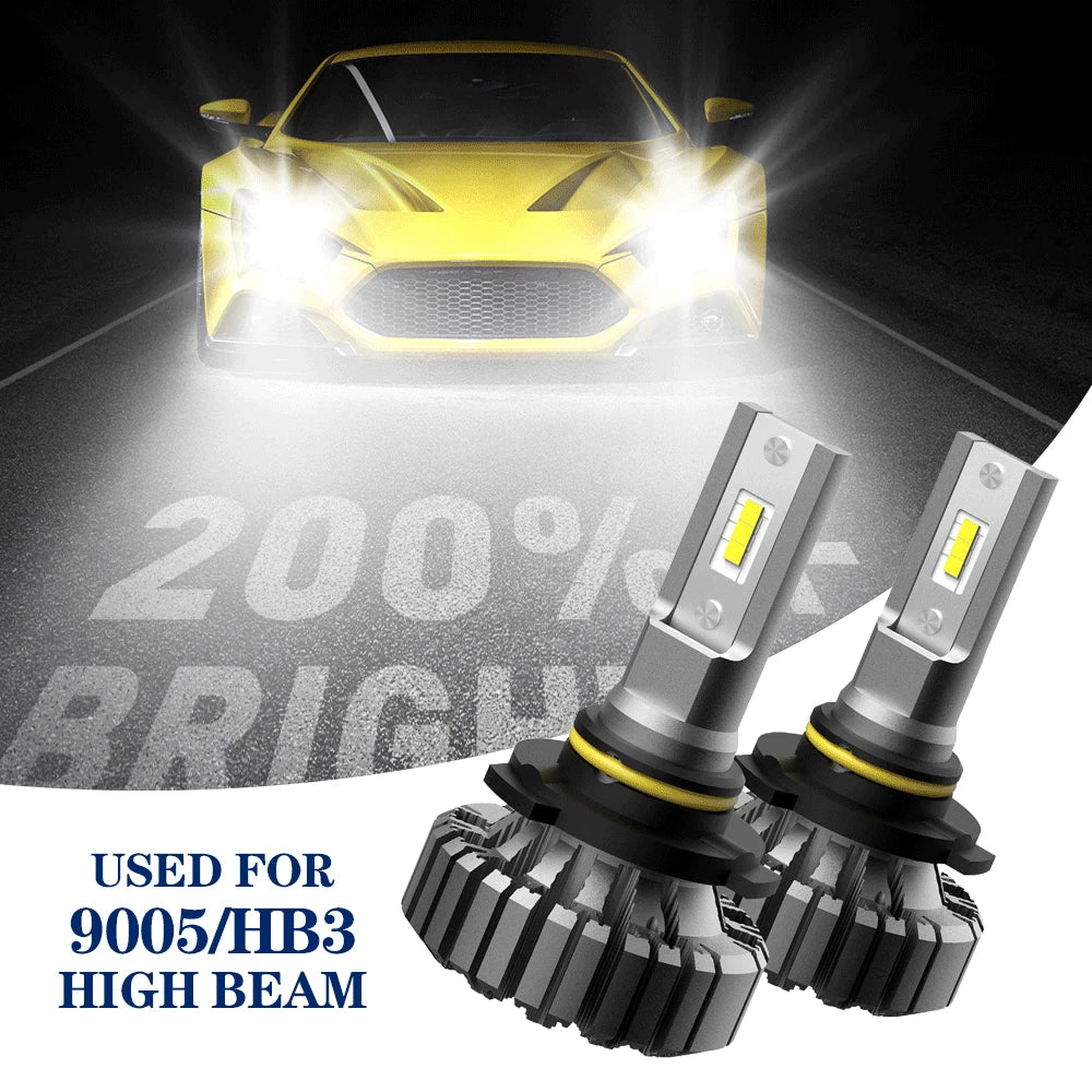 AUXITO 9005 HB3 LED Headlight Kit for Various Vehicles (20000LM)