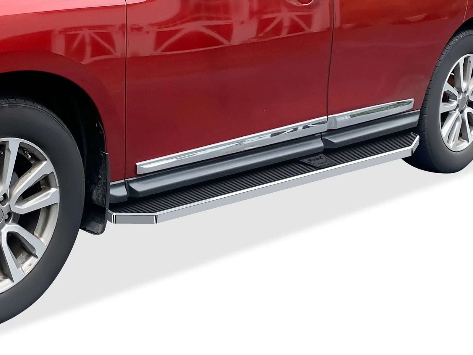 6" Polished Side Step Bars for Nissan Pathfinder (2013–2021)