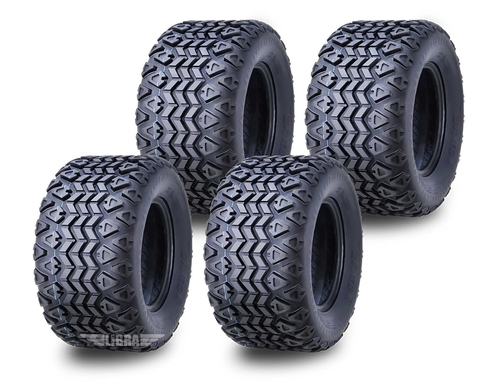 Set of 4 WANDA 20X10-10 Golf Cart ATV Tires 4 Ply 20x10x10 - 14030