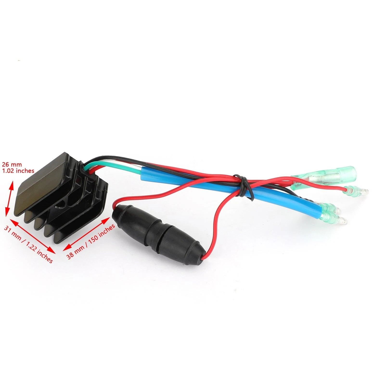 Voltage Regulator Rectifier for Yamaha 30Hp (1987–1996, 1999–2012) 6G1-81970-62