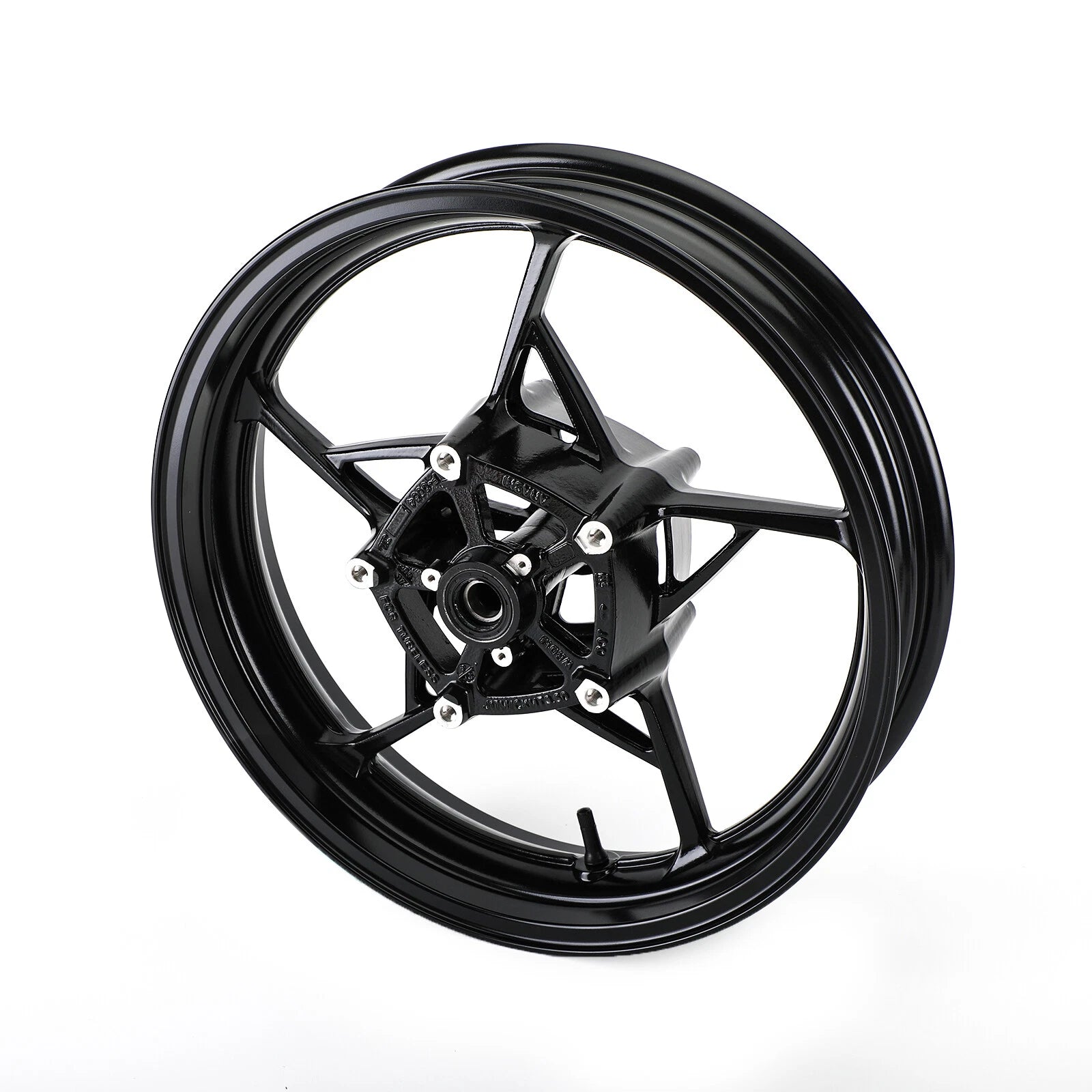 Black Front Wheel Rim for Kawasaki EX650 Ninja 650 Z650 Z900 (2017–2020)