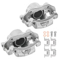 Set of 2 Front Left Right Brake Calipers with Bracket for Nissan Pickup (1986–2004)
