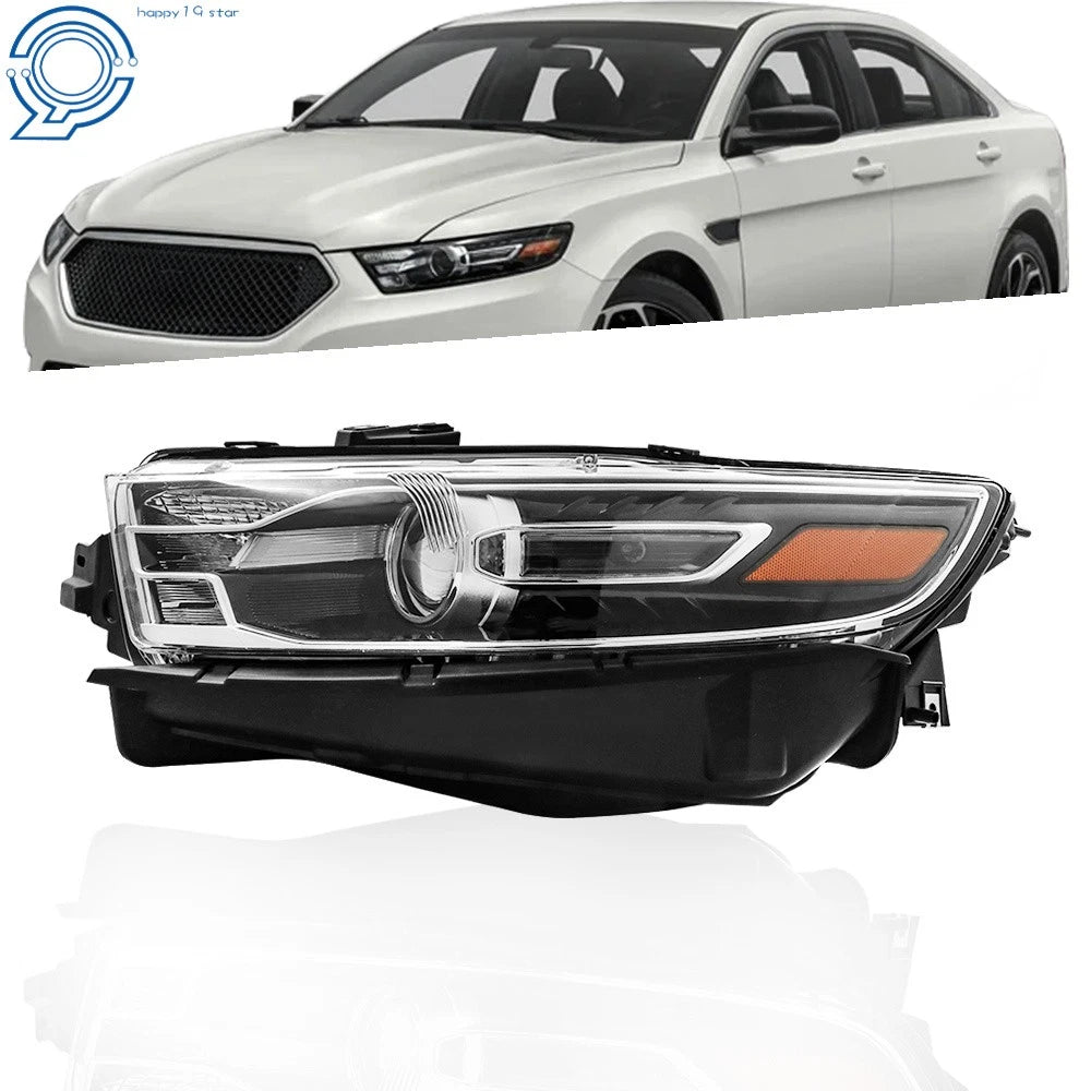 Left Halogen Headlight Assembly for Ford Taurus (2016-2019)