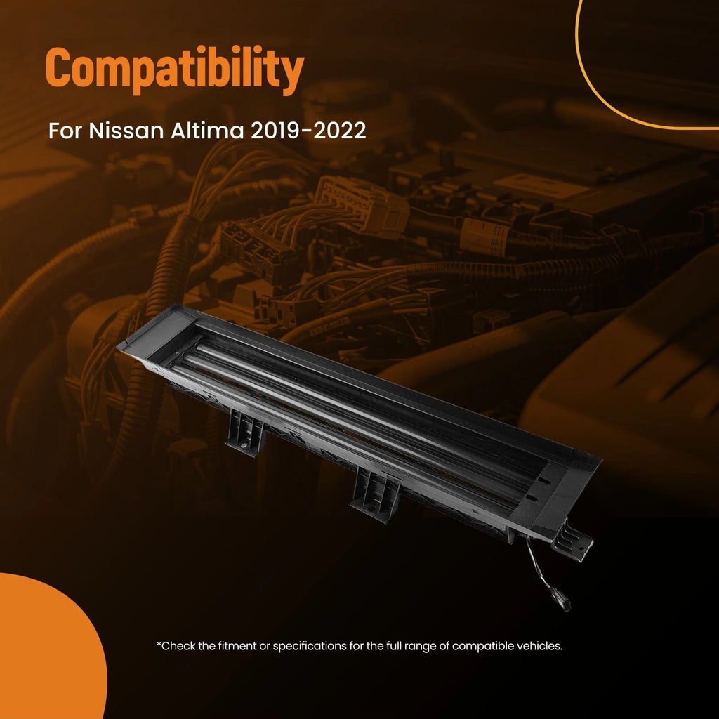 Active Grille Shutter Assembly for Nissan Altima (2019-2022) Black
