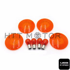 Amber Flat Turn Signal Lens for Harley Electra Glide, Road King (1986–2012)
